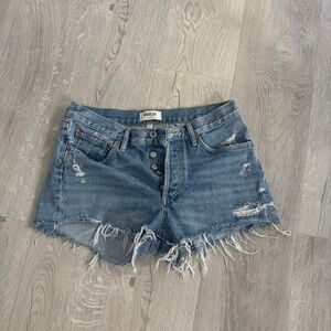 Agolde cut off shorts